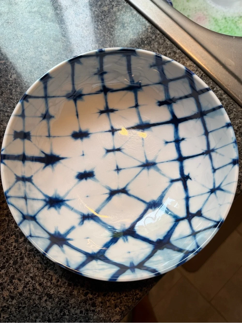Threshold Set of Bowls in Blue and White